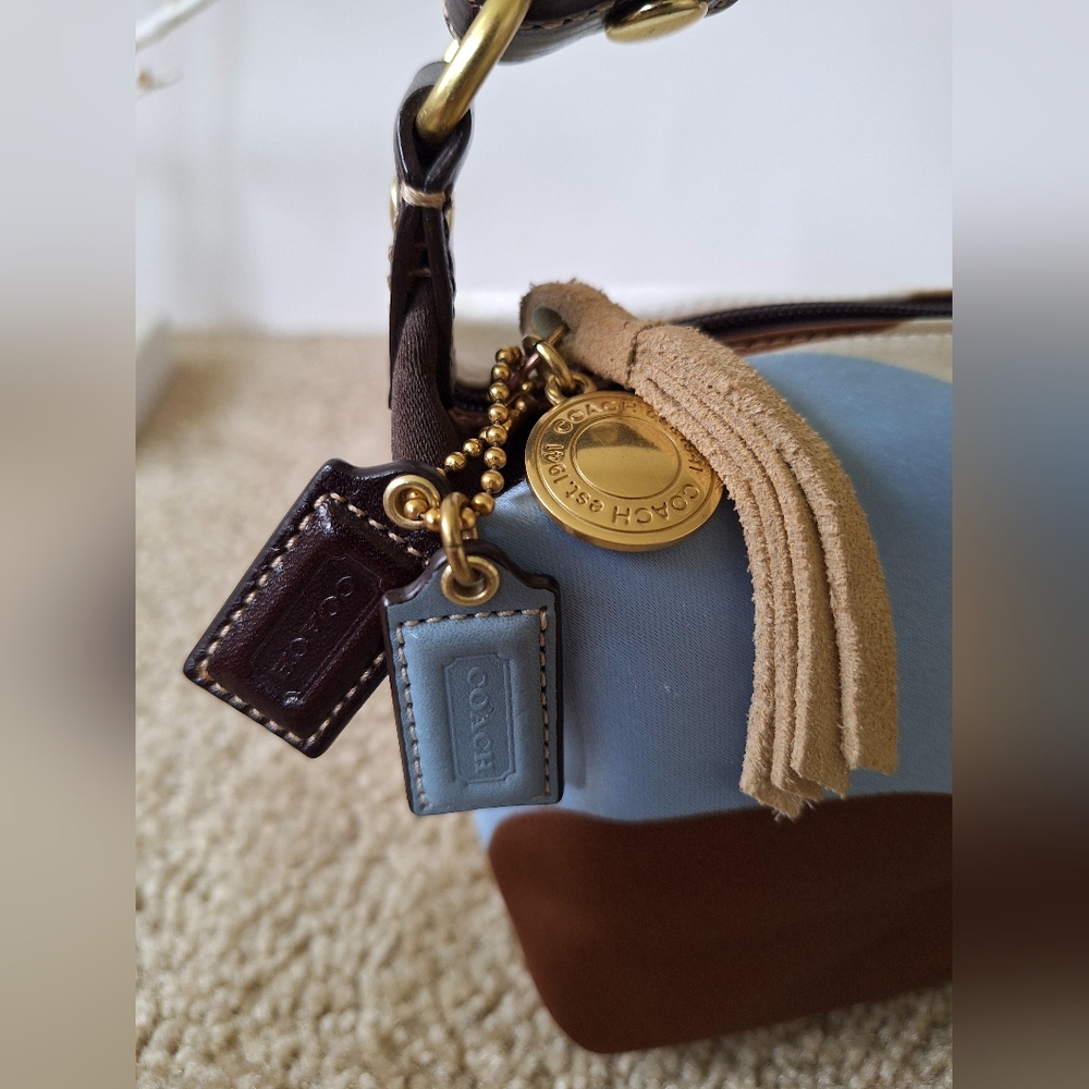 Coach Multicolor Satin Women's Small Bag/ Cosmetic Bag - Picture 3 of 15